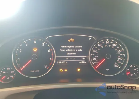 2011 Volkswagen Touareg Hybrid from USA, damaged, VIN WVGFG9BP5BD001253